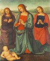 聖母と子供を崇拝する聖人たち 1503年 ルネサンス ピエトロ・ペルジーノ